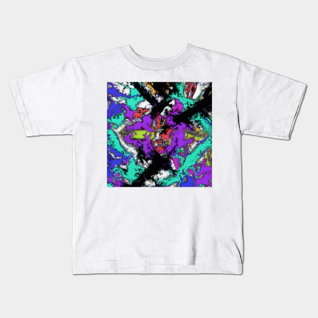 Shattered 2 Kids T-Shirt by Keith Mills